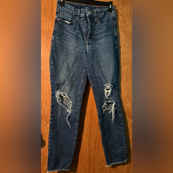 Old Navy High Rise O.G. Straight Jeans - Picture 1 of 4